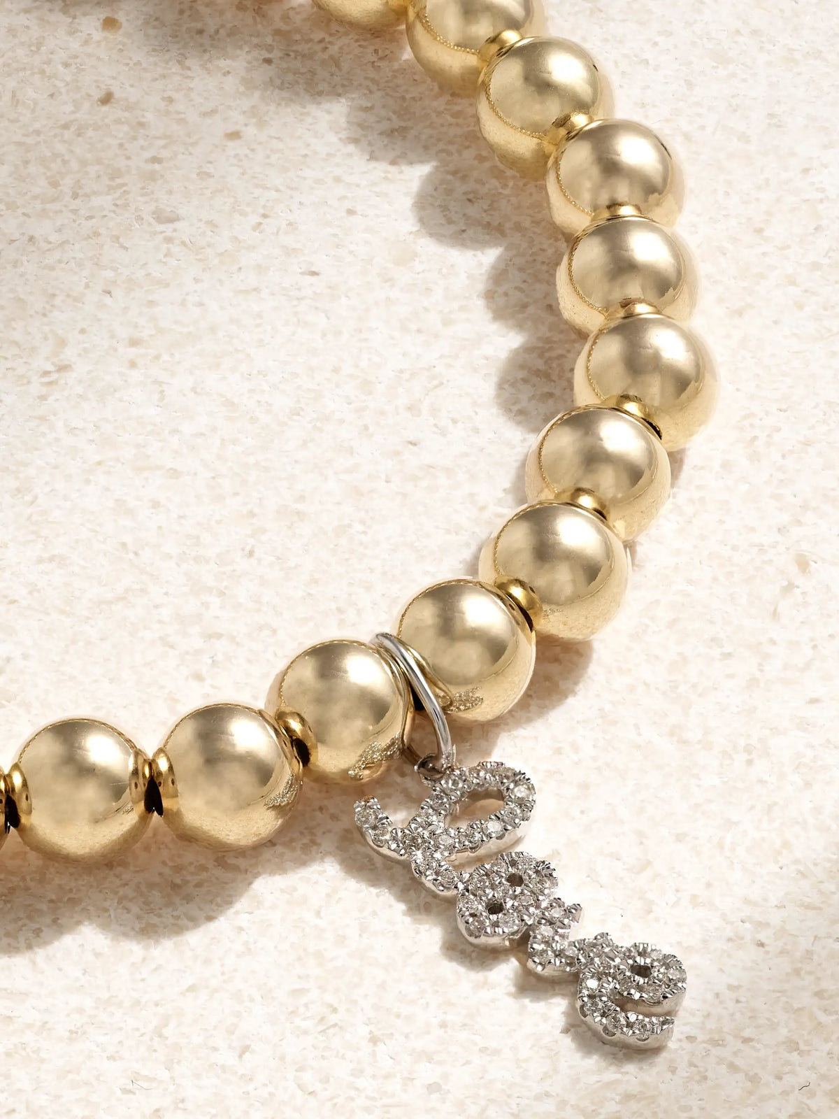 Love 14-karat Gold Diamond Bracelet