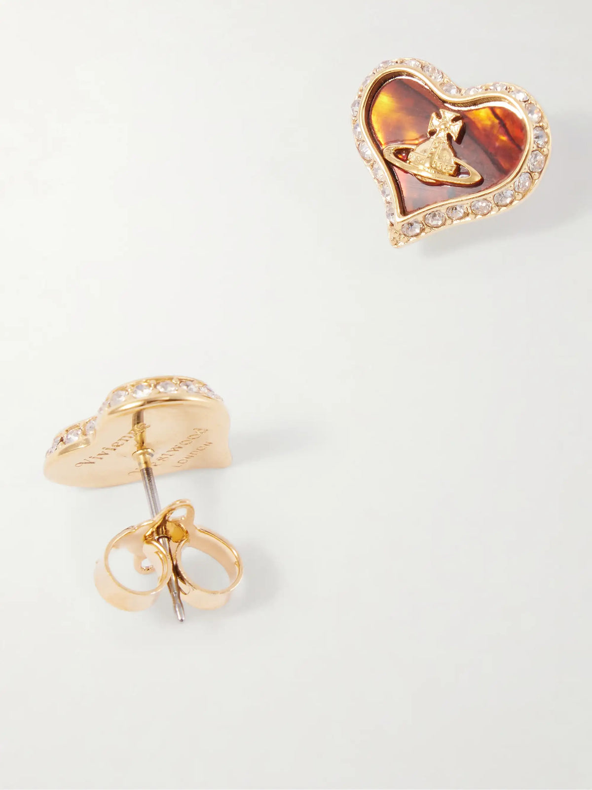 Petra Gold-tone, Crystals And Mother-of-pearl Earrings