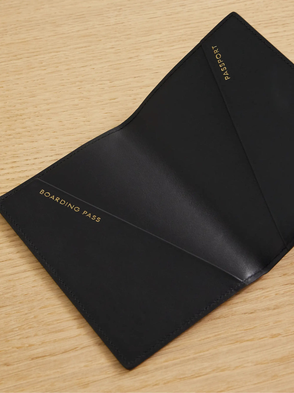 Panama Textured-leather Passport Holder