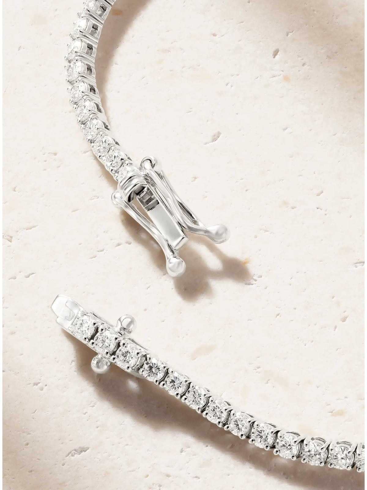 14-karat White Gold Diamond Tennis Bracelet