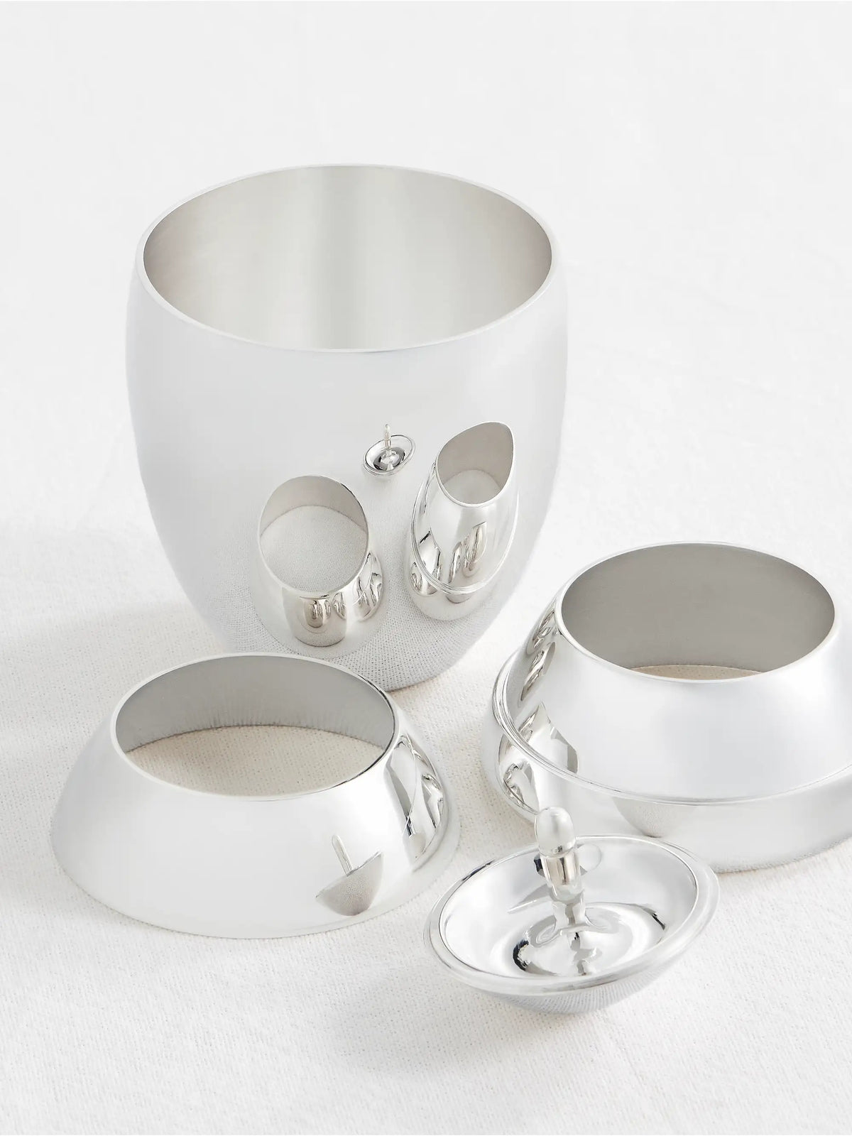 Uni Birth Egg Silver-plated Set
