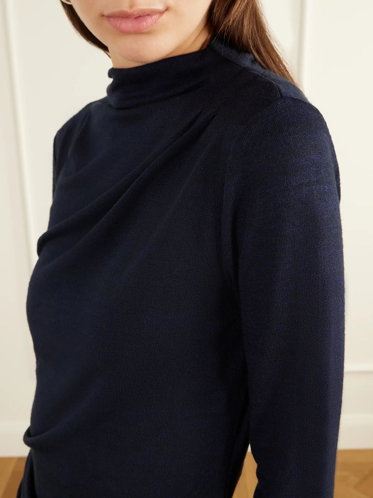 Proenza Schouler White Label Mimi Draped Stretch-jersey Top