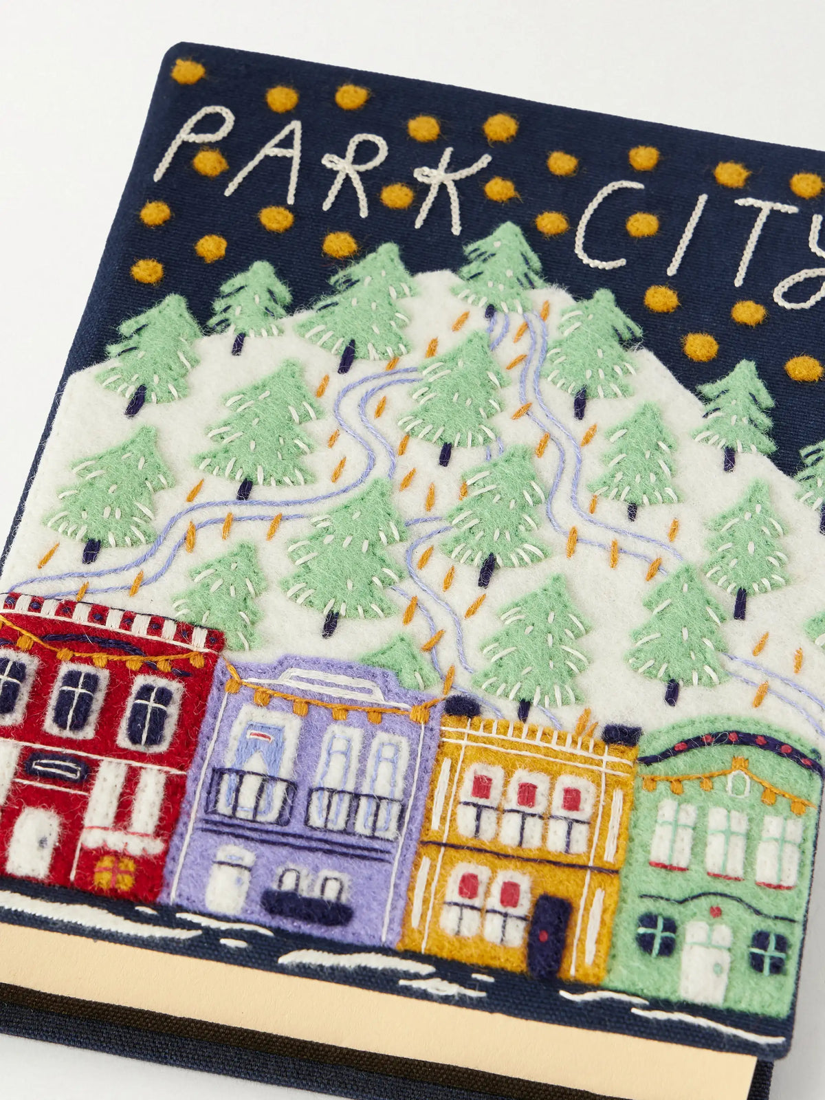 Olympia Le-Tan Park City Embroidered Canvas Clutch