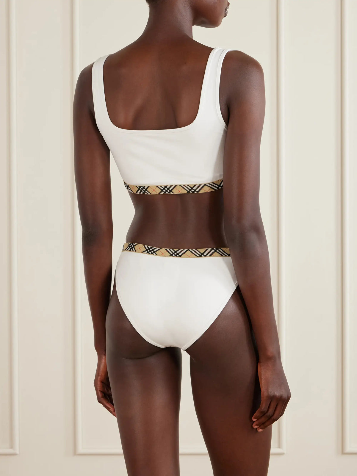 Samphire Checked Bikini Bottom