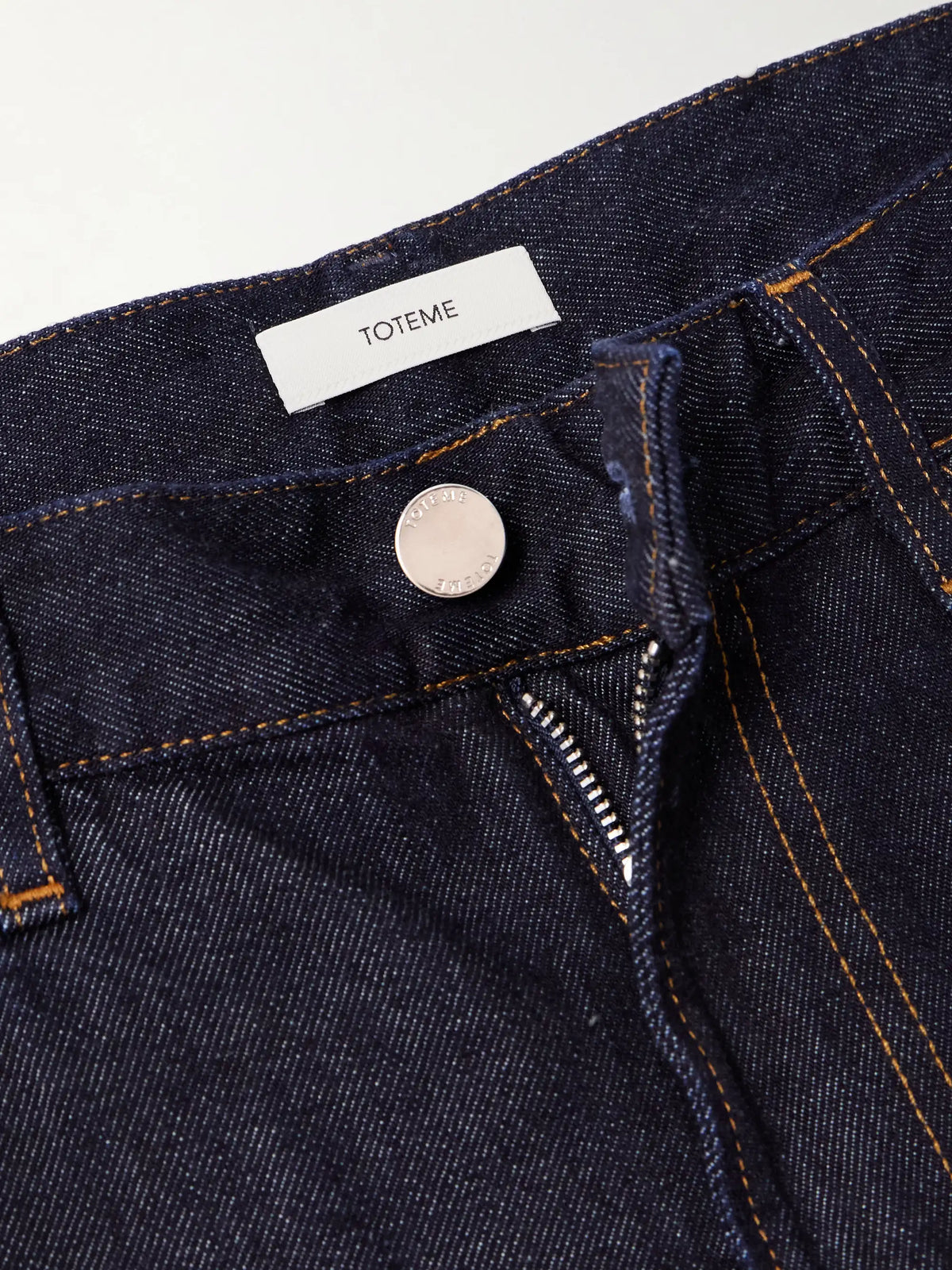 Low-rise Straight-leg Organic Jeans