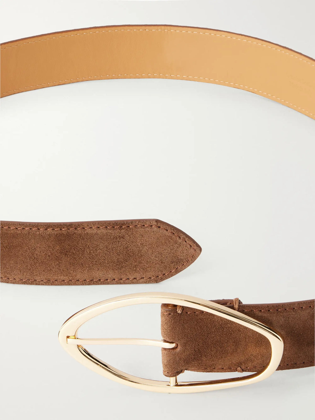 AMANU The Skinny Grumeti Suede Belt