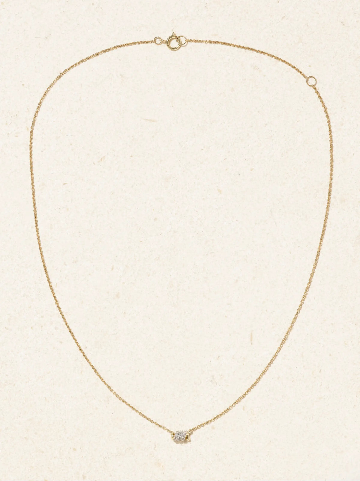 Twinkling Twine 10-karat Gold Diamond Choker
