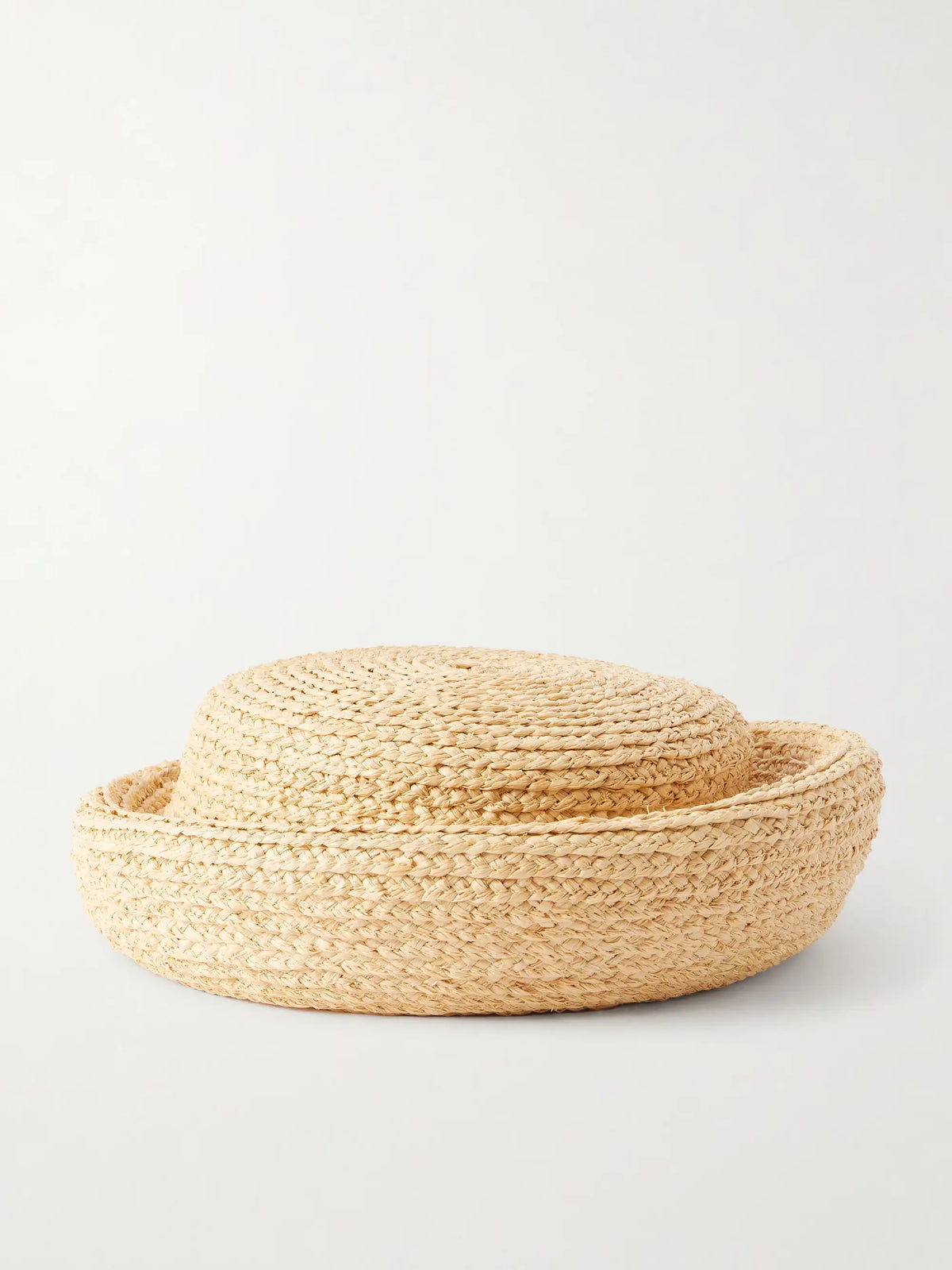 Laura Woven Raffia Pillbox Hat