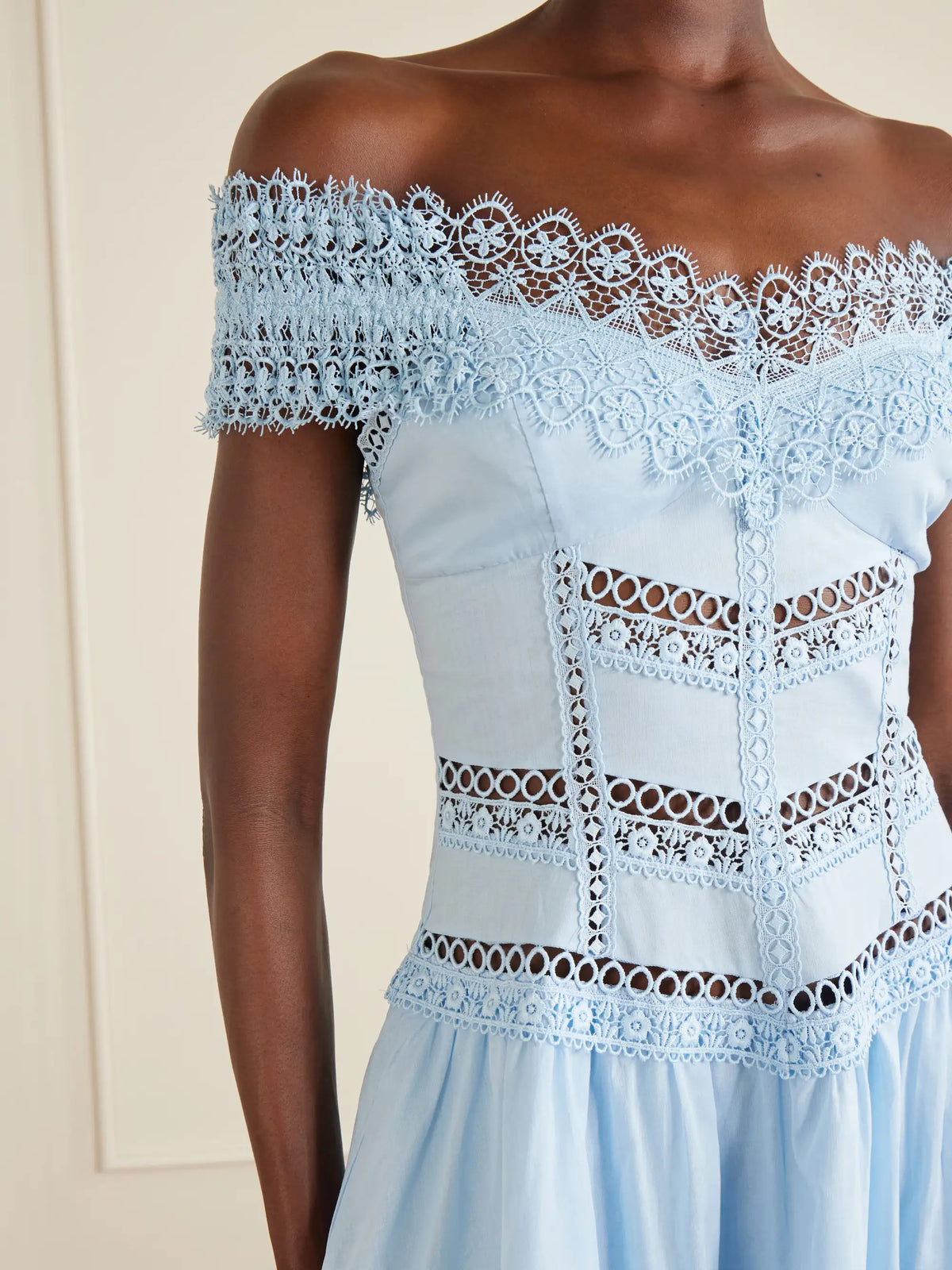 Eliane Cotton-blend Mini Dress