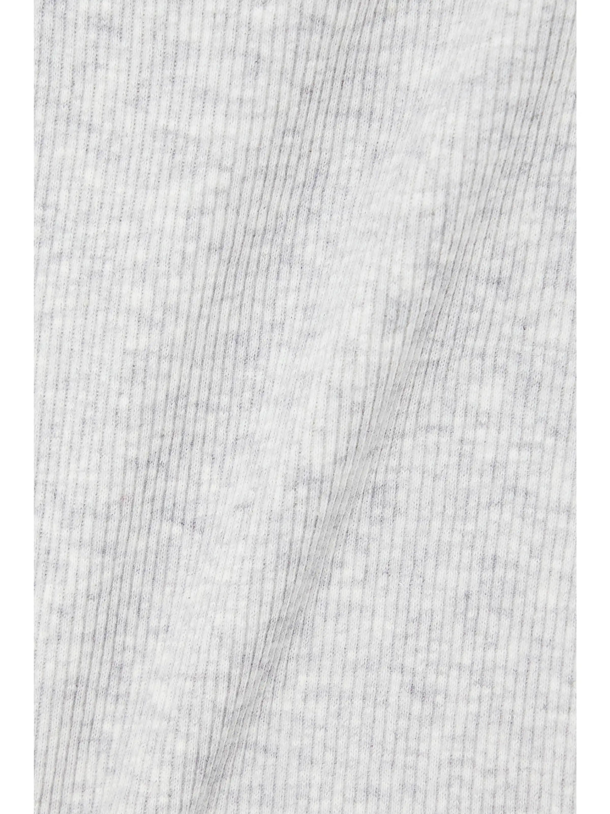 Ribbed Cotton-blend Jersey Tank - Light Heather Grey