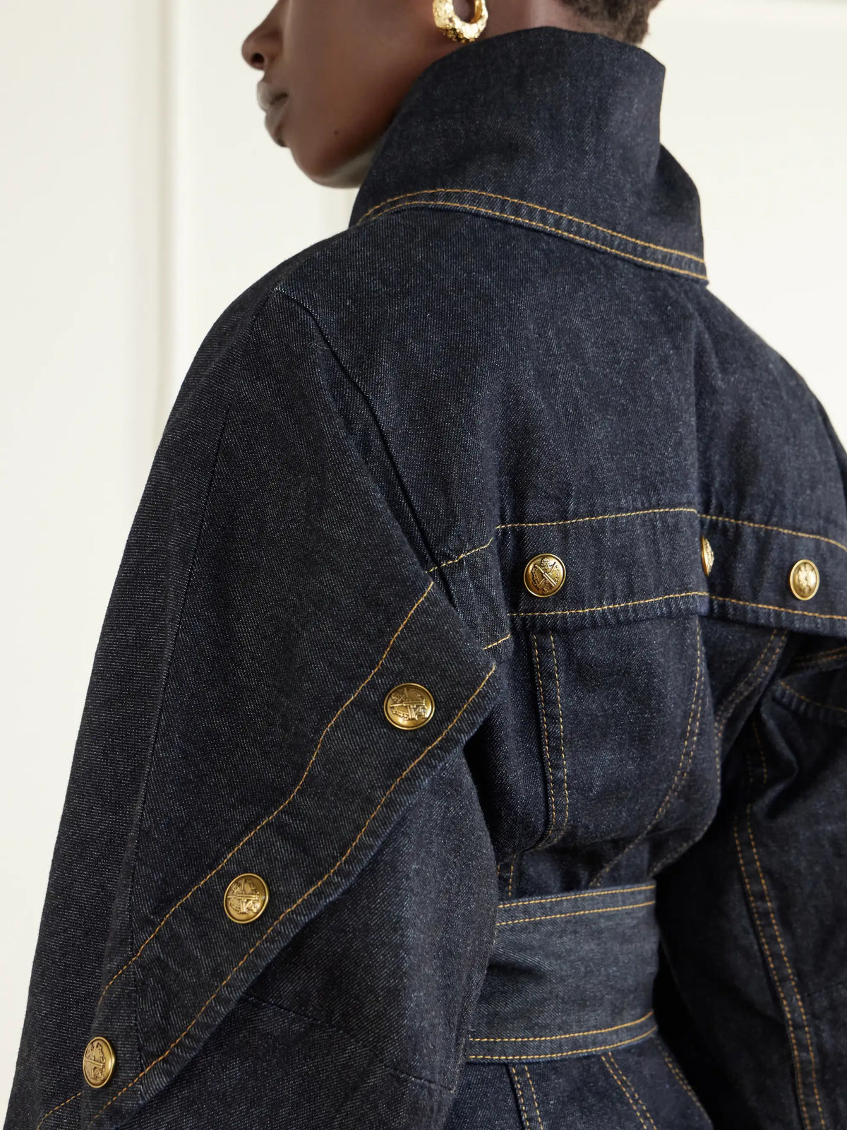 Zimmermann Valiant Belted Denim Jacket