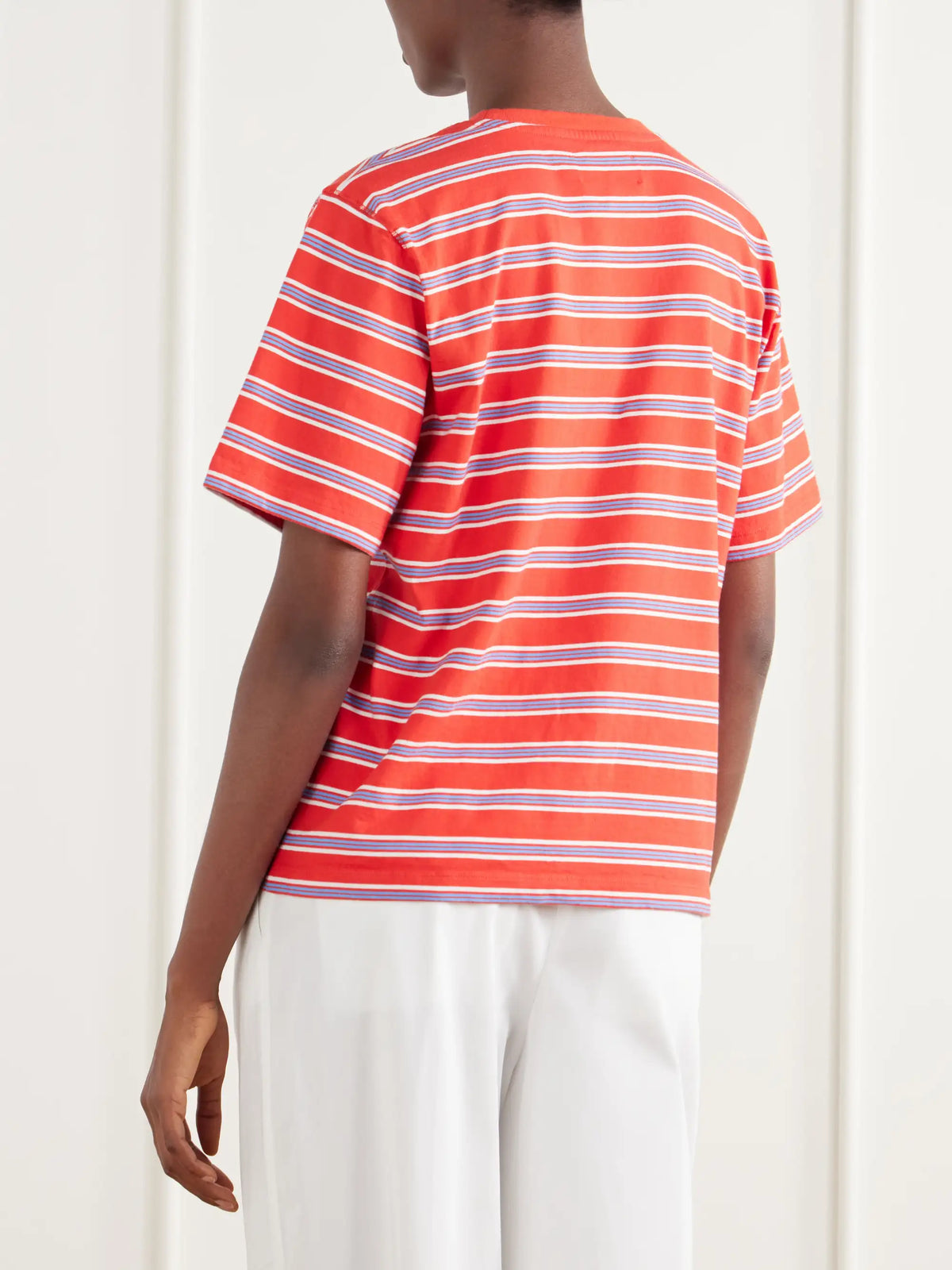 La Ligne Boyfriend Striped Cotton-jersey T-shirt