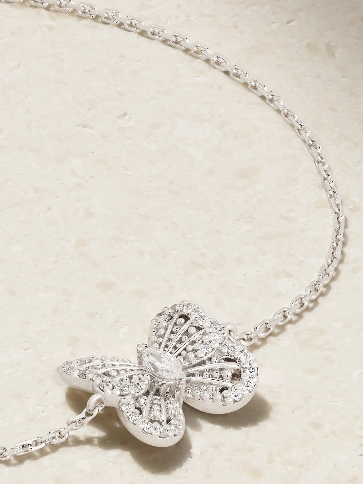 Portraits Of Nature Butterfly 18-karat White Gold Diamond Bracelet