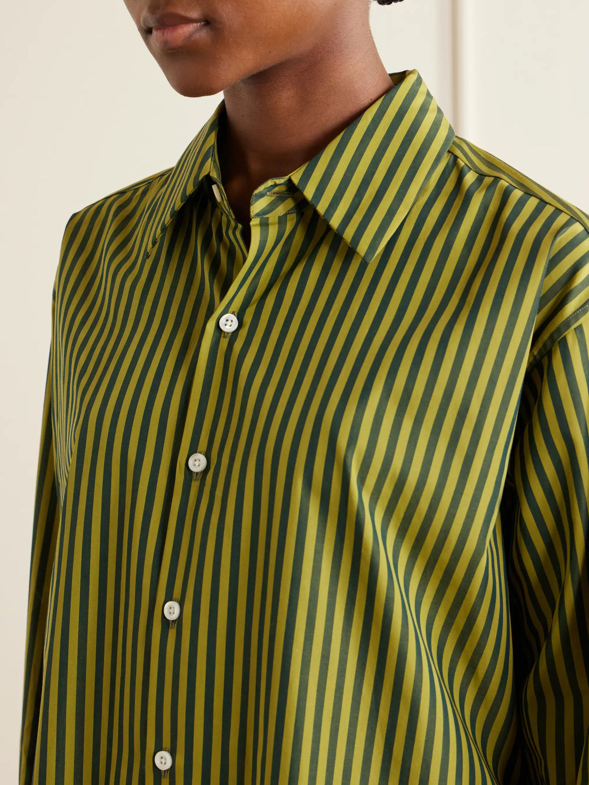 La Classica Striped Cotton-poplin Shirt