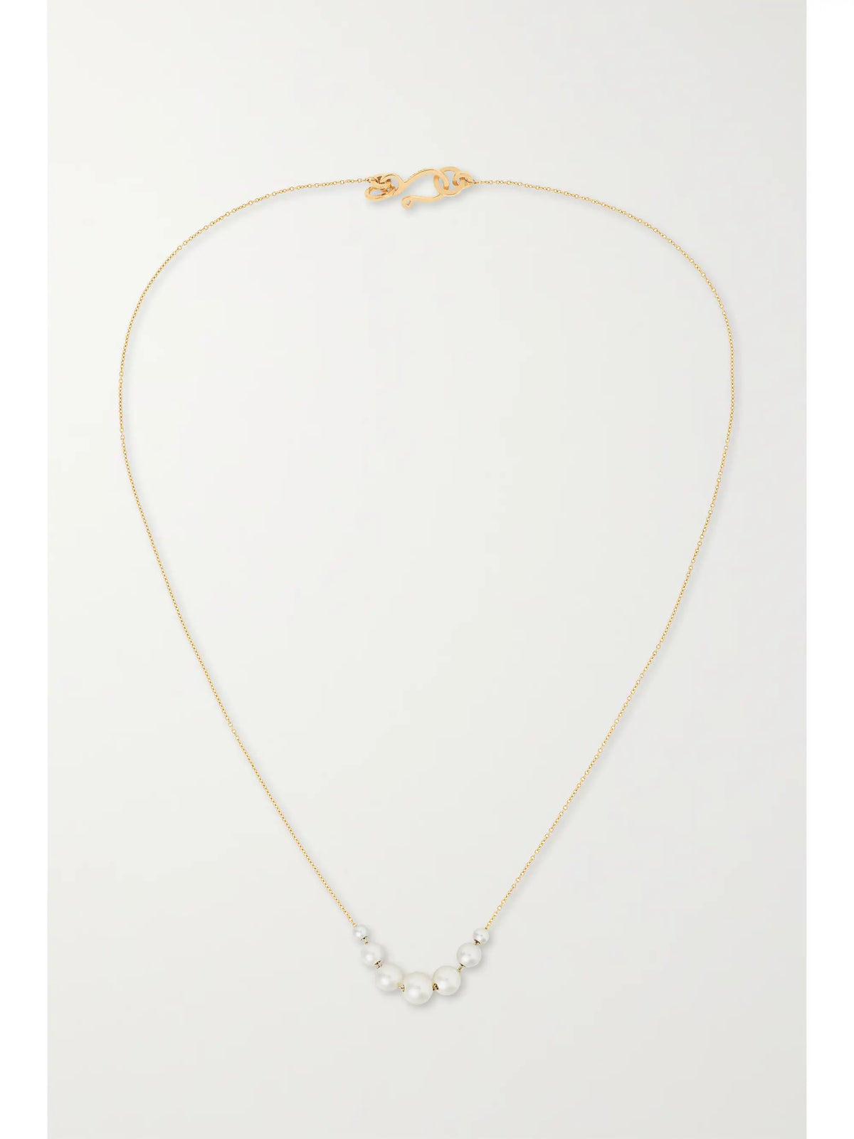 Grand Orangerie De Perle 14-karat Gold Pearl Necklace
