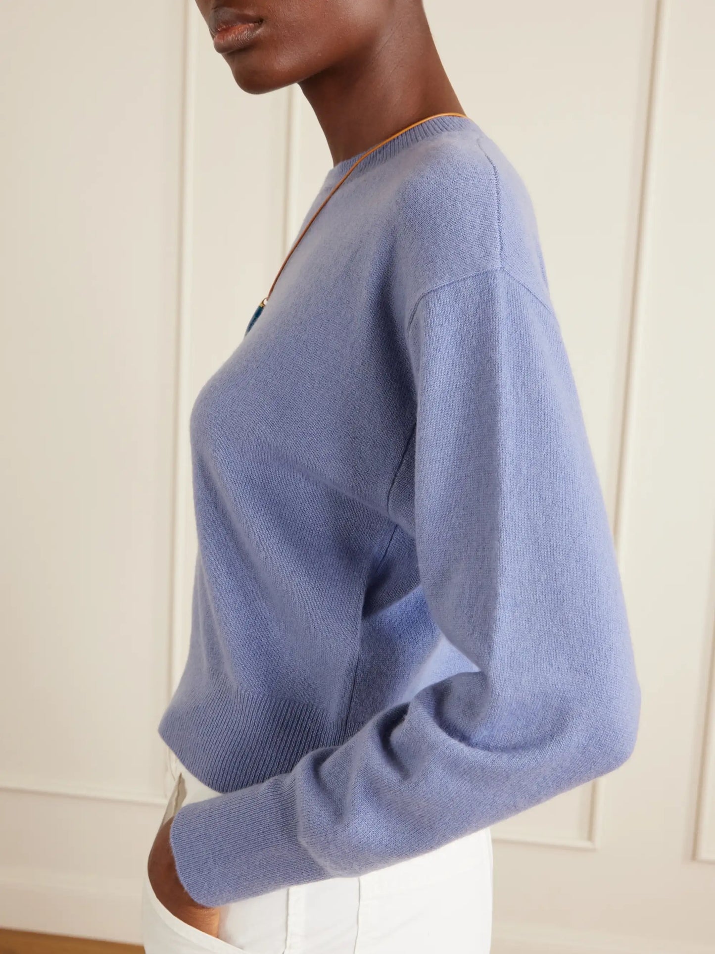 Menorca Cropped Cashmere Sweater
