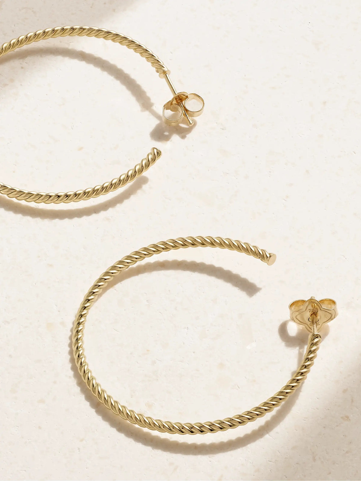 Cablespira 18-karat Gold Hoop Earrings