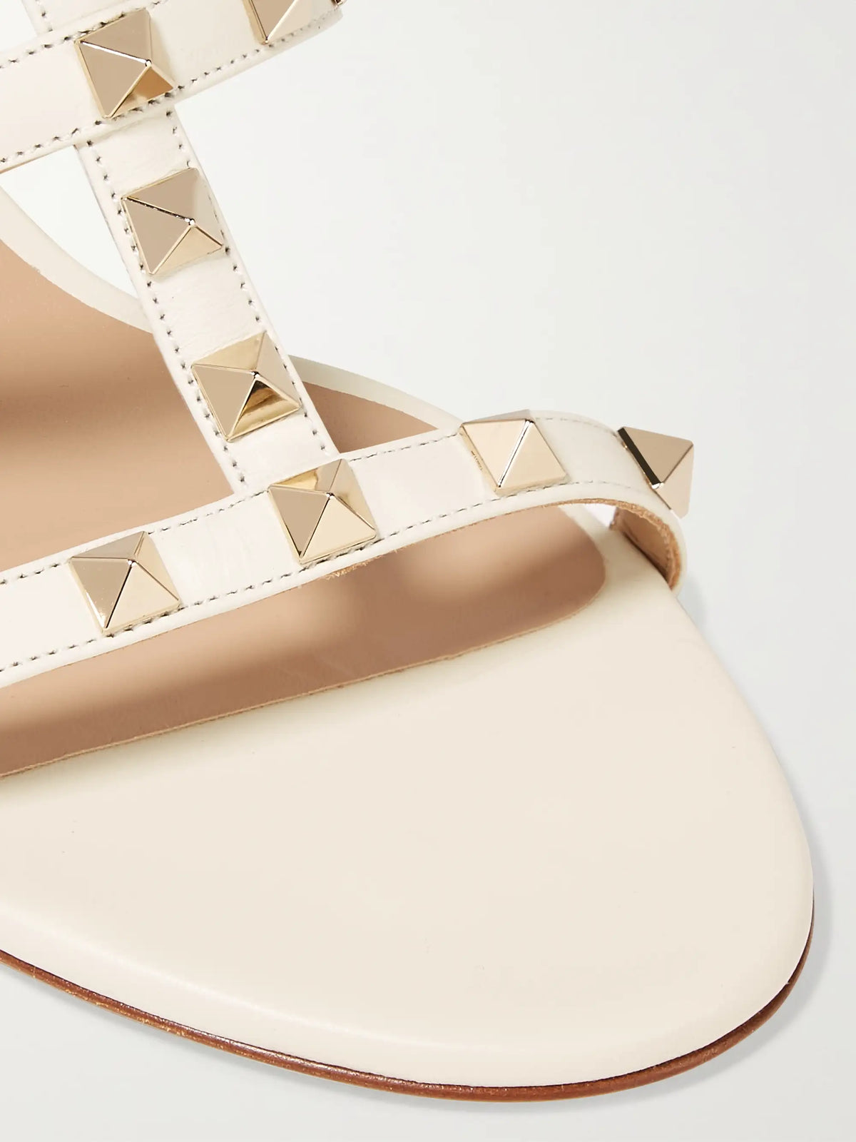 The Rockstud 60 Leather Mules