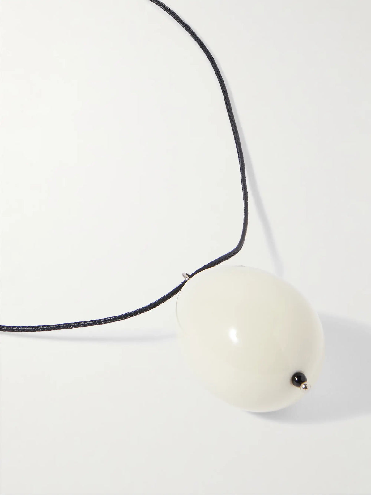 Host Porcelain, Silver And Cord Necklace