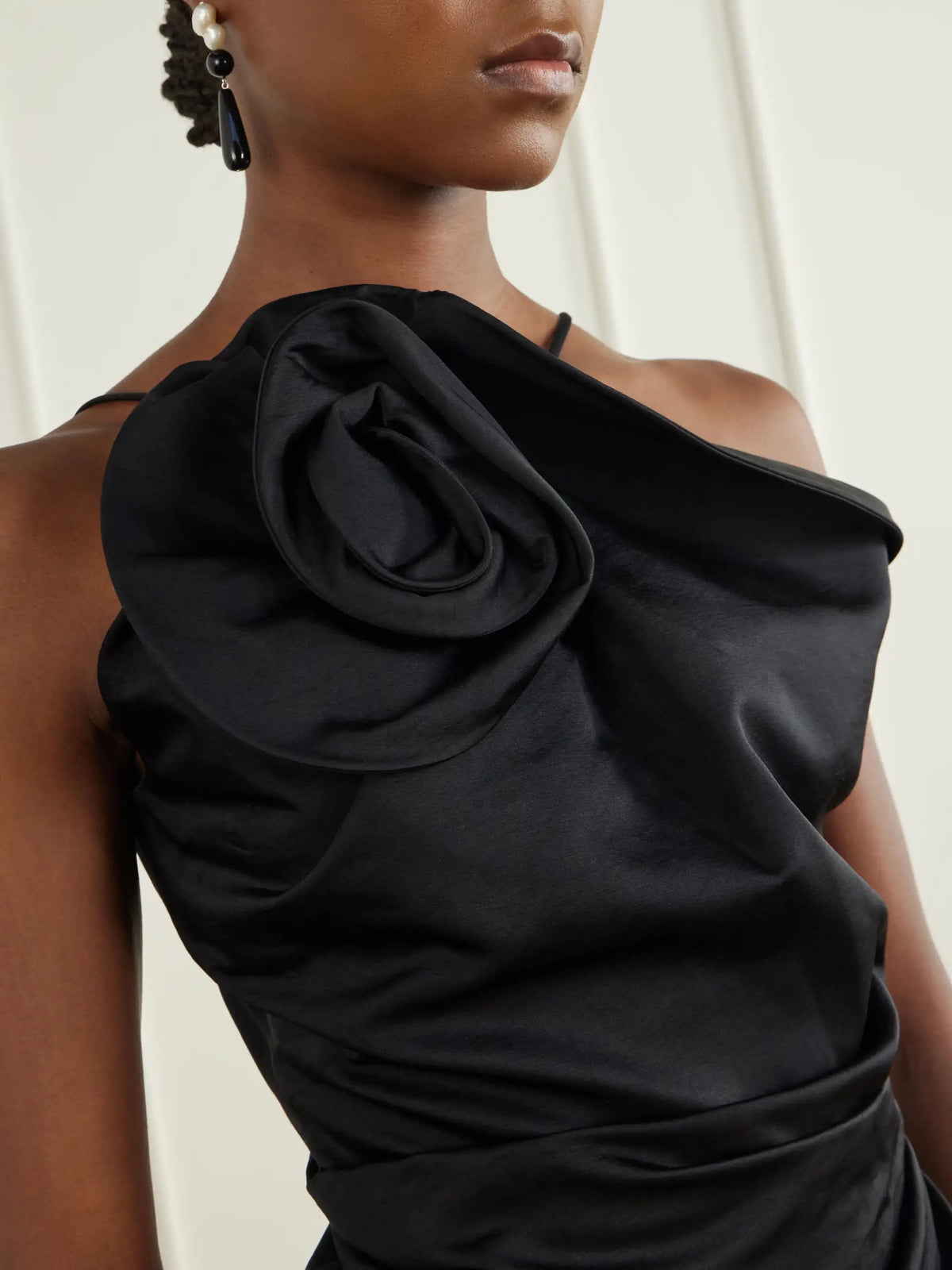Magda Butrym Floral-appliquéd Cotton And Silk-blend Cami