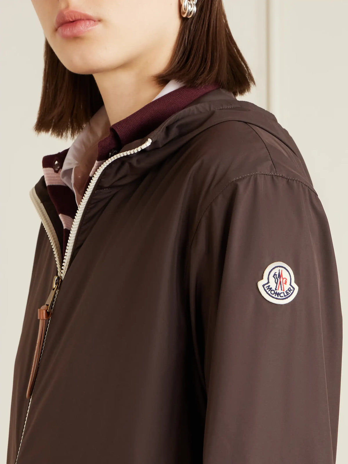 Fegeos Logo-appliquéd Hooded Shell Jacket