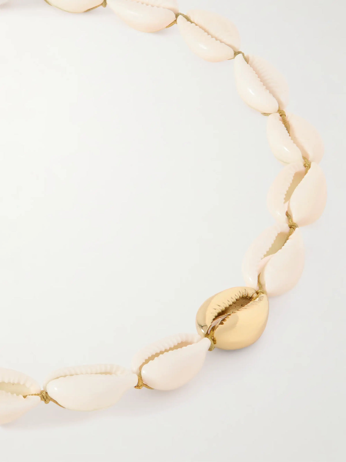 Concha Puka Gold-plated Shell Necklace