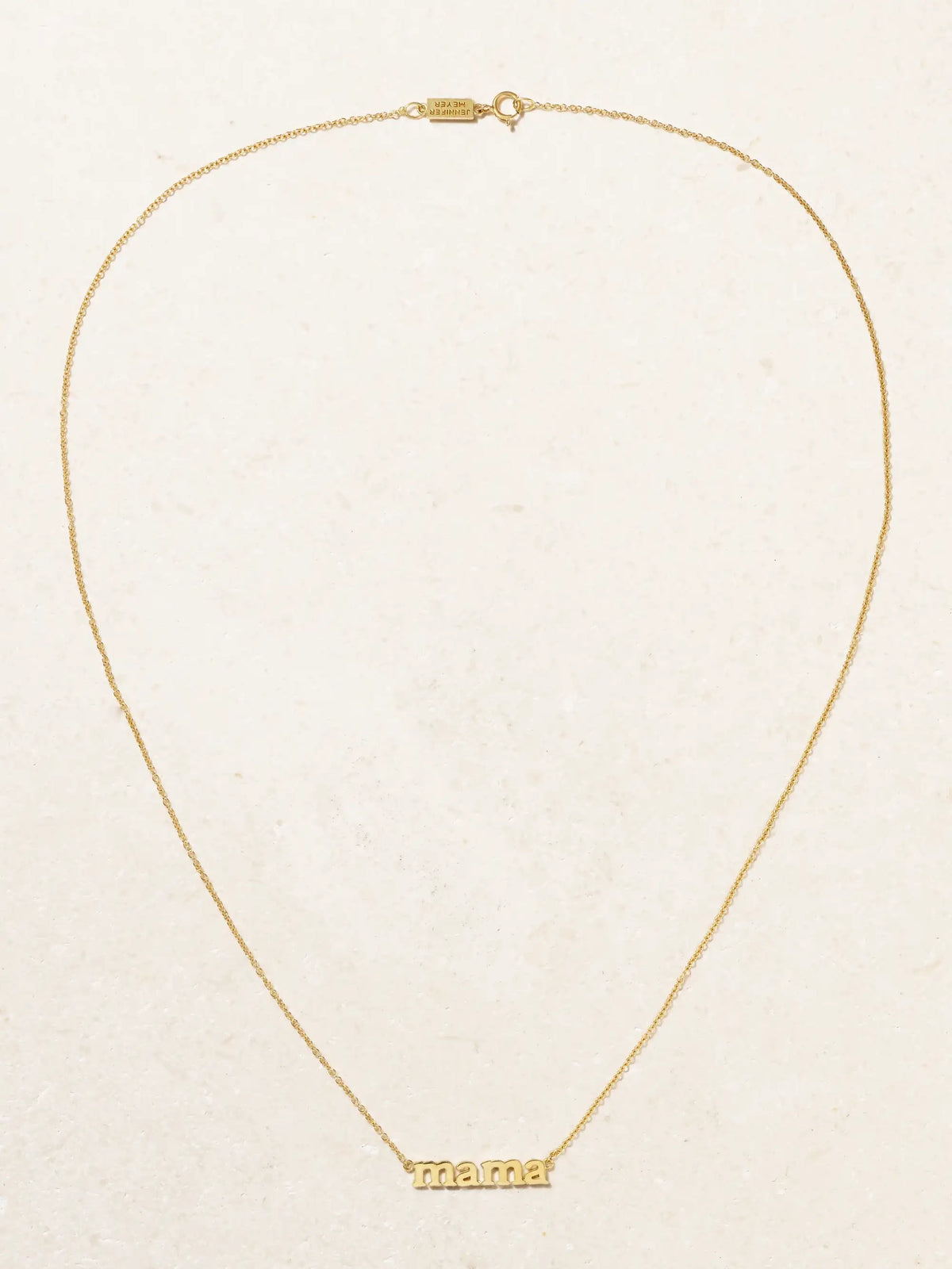 Mama 18-karat Gold Necklace