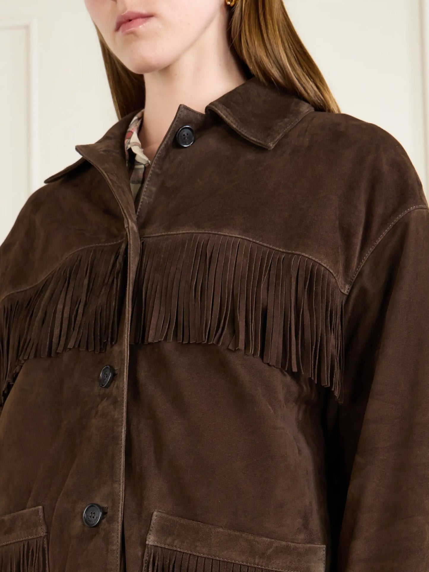 Fringed Suede Jacket