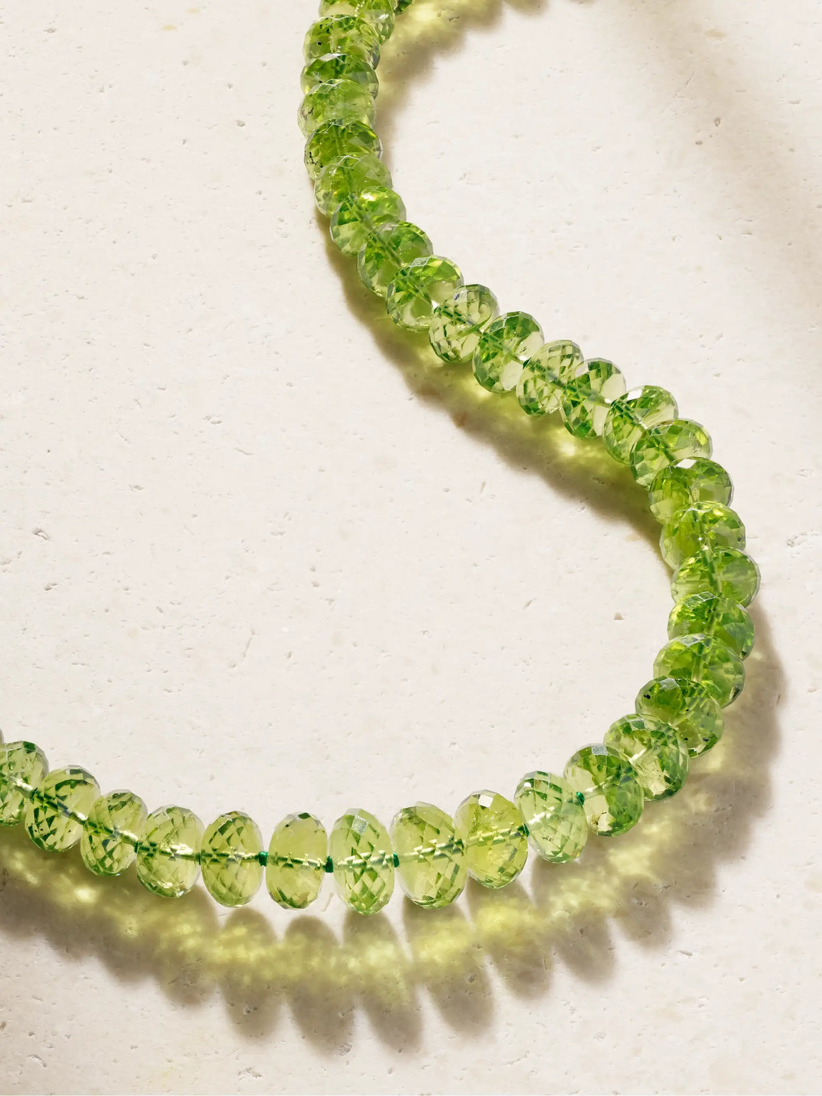 Oracle 14-karat Gold Peridot Necklace