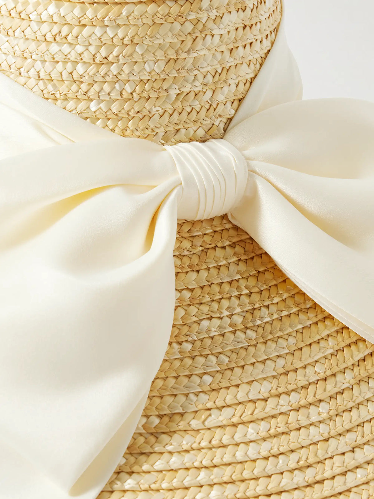 Mirabel Grosgrain-trimmed Straw Sunhat