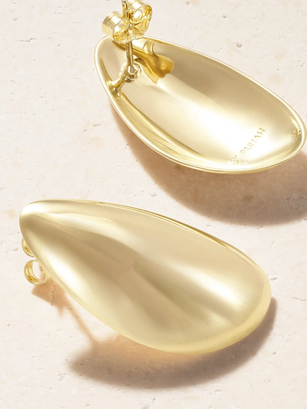 Sculptural 14-karat Recycled Gold Earrings