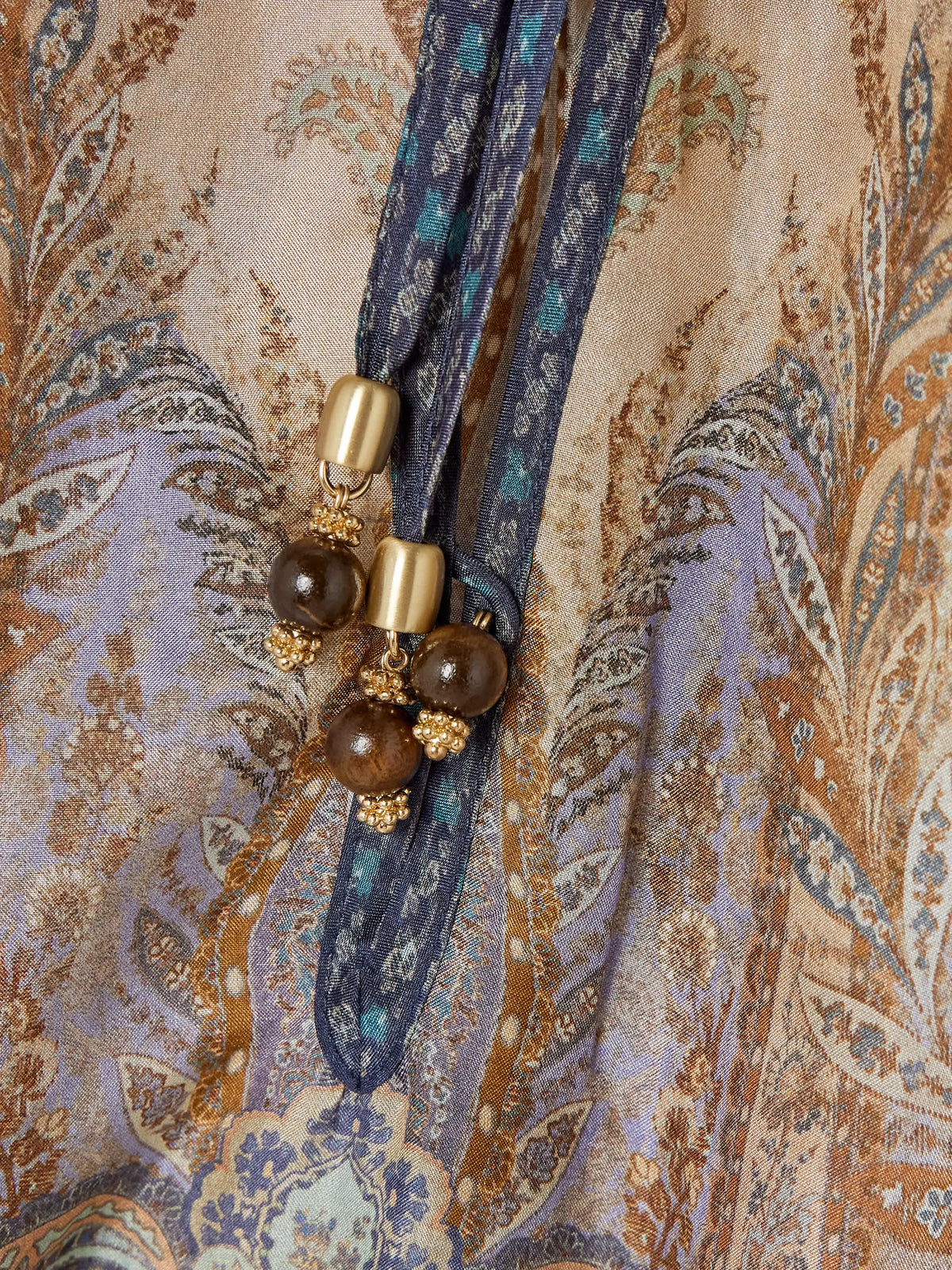 Wanderlust Belted Printed Silk Tunic