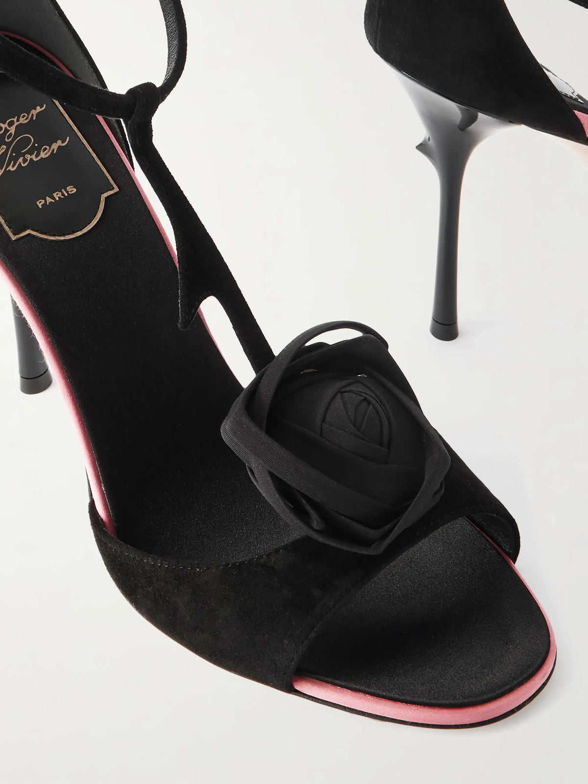 Epine 100 Embellished Suede Sandals