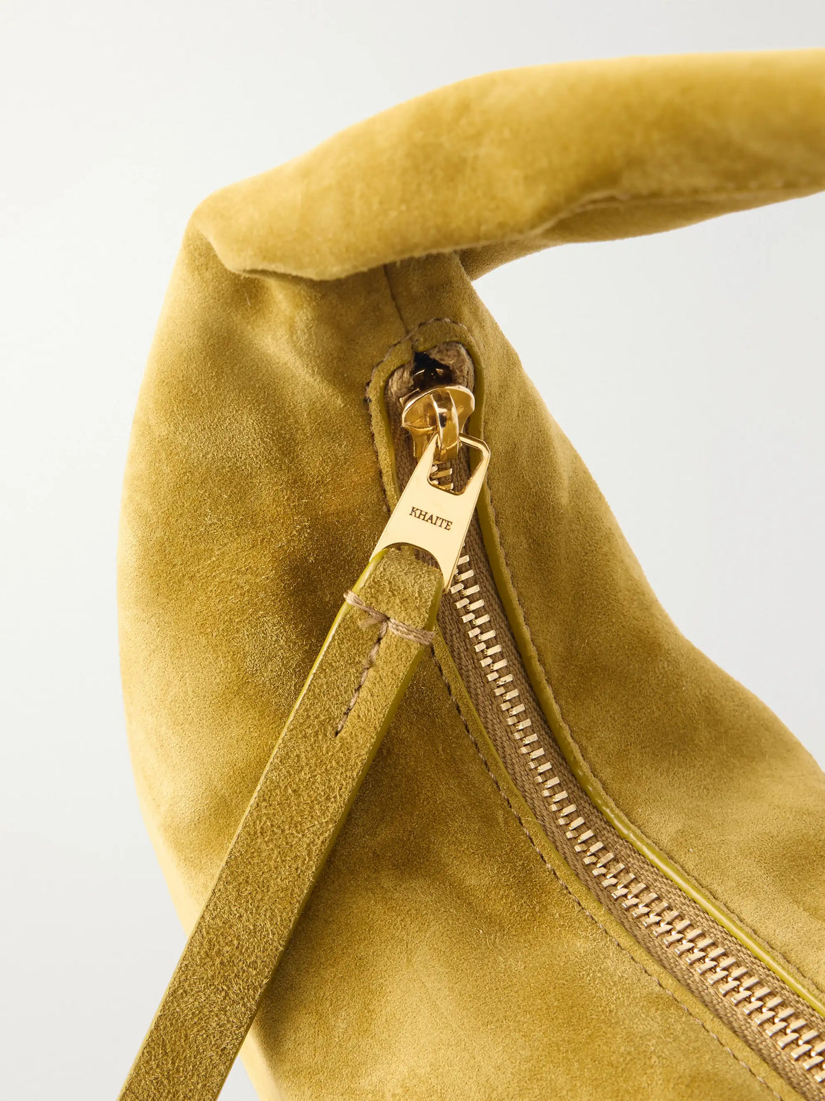 KHAITE Olivia Mini Suede Top-handle Bag