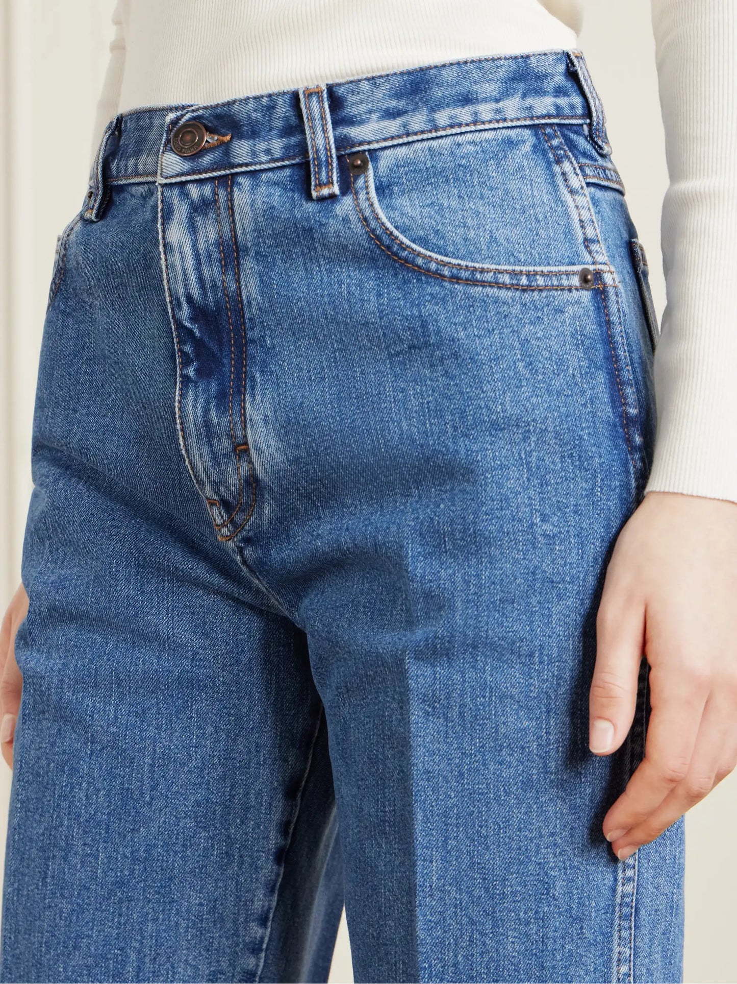 Brooke Cropped Mid-rise Slim-leg Jeans