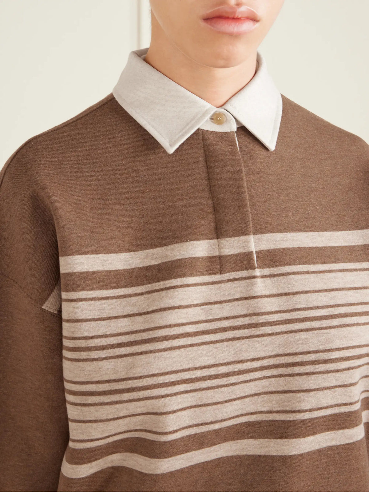 Loro Piana Striped Wool And Cashmere-blend Polo Shirt