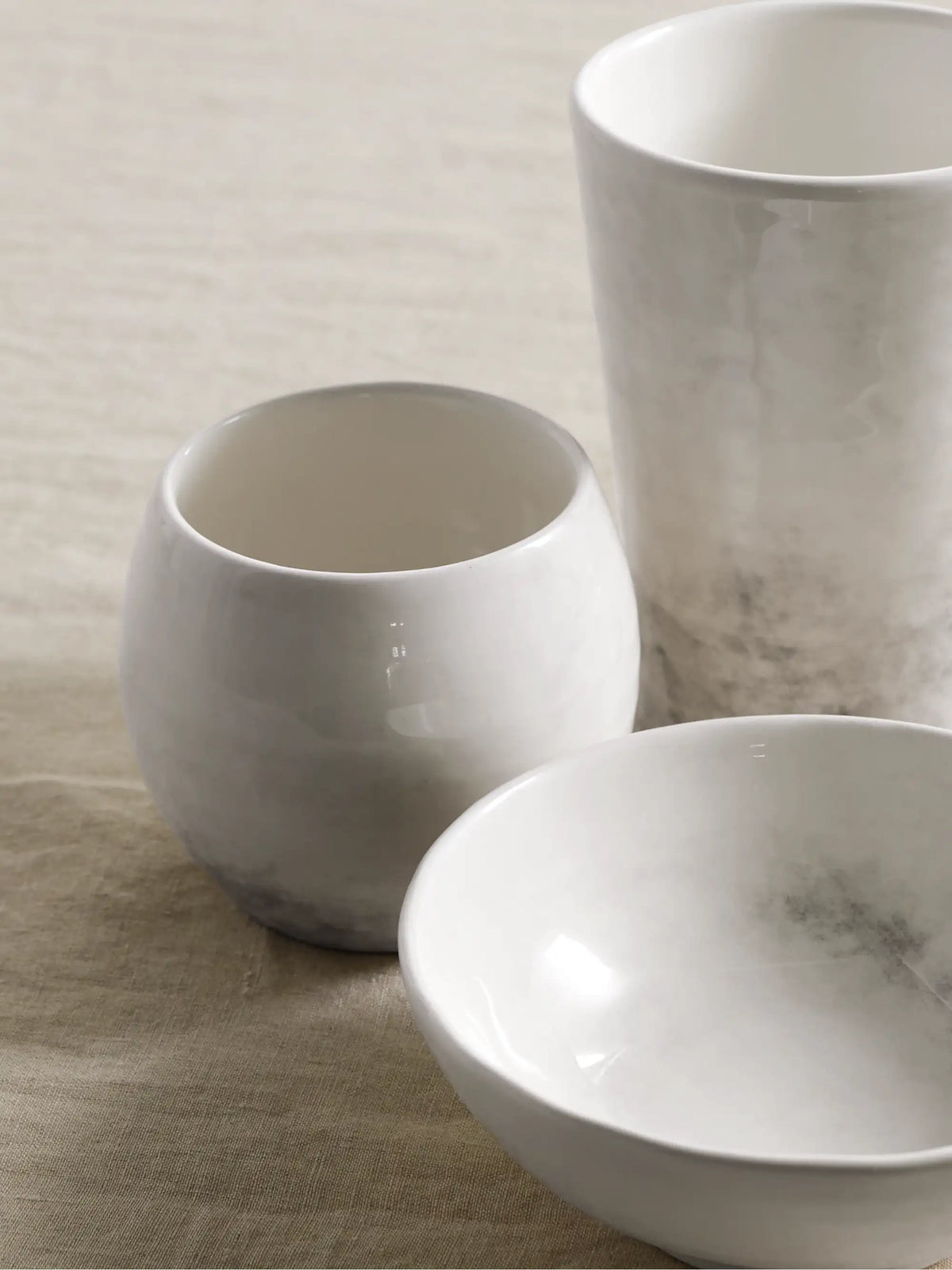 Set Of Three Ceramic Bowls