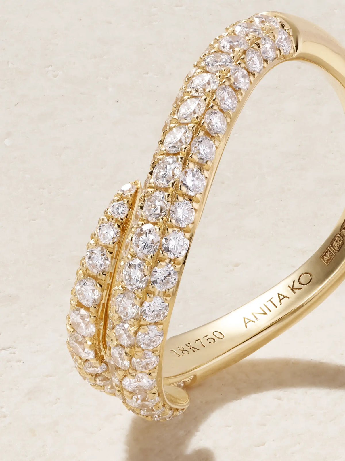 Zara 18-karat Gold Diamond Ring