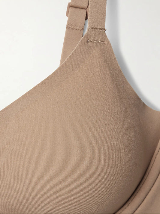 Fits Everybody Unlined Demi Bra - Clay