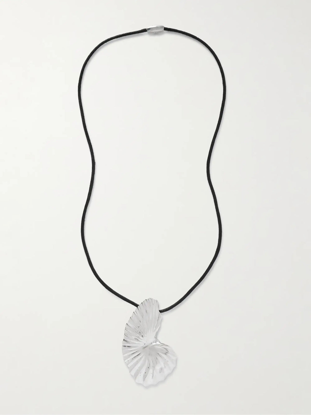 The Birth Of Venus Sterling Silver And Cord Necklace