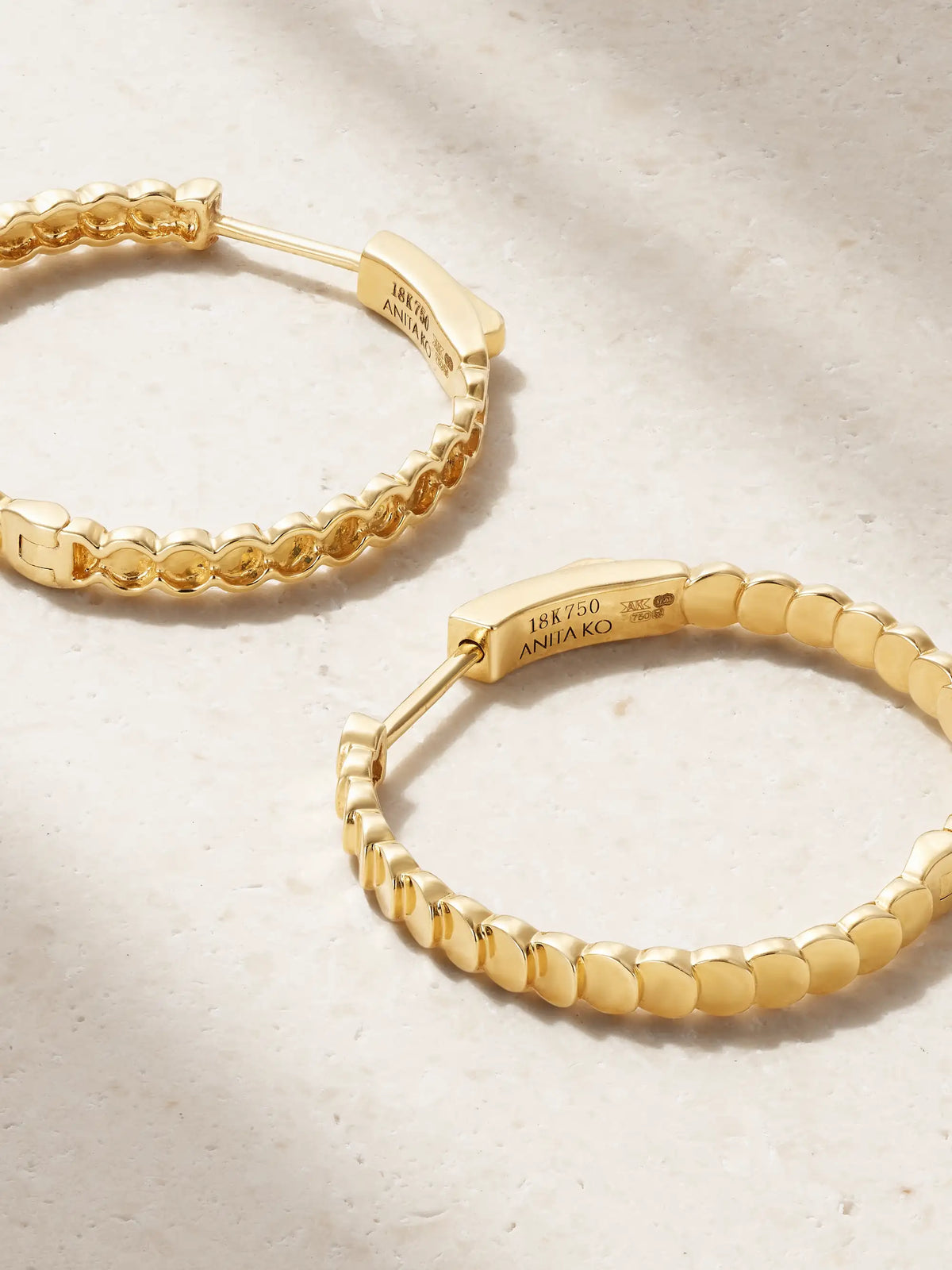 Luna 18-karat Gold Hoop Earrings