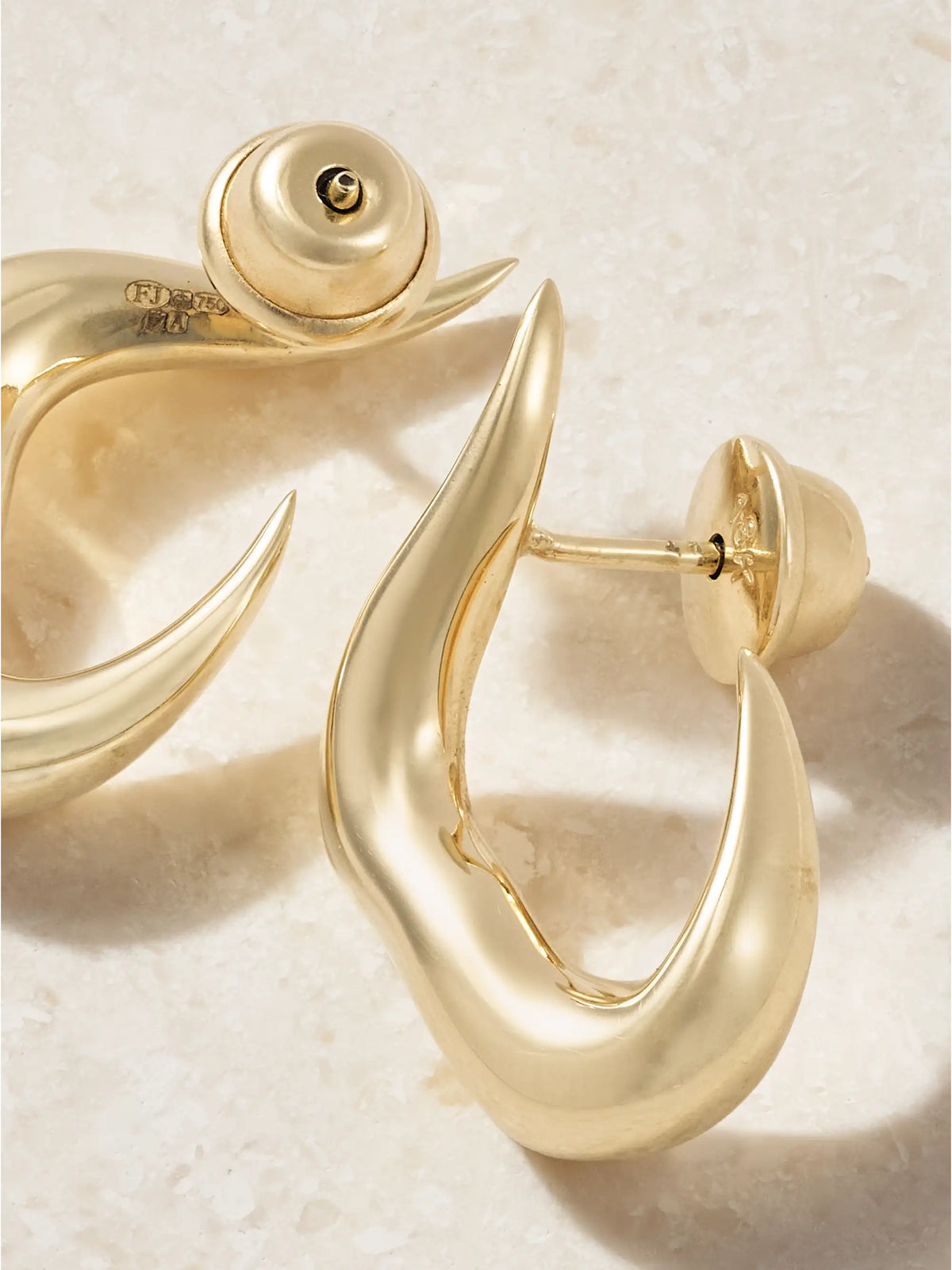 Stream Bold Mini 18-karat Gold Earrings