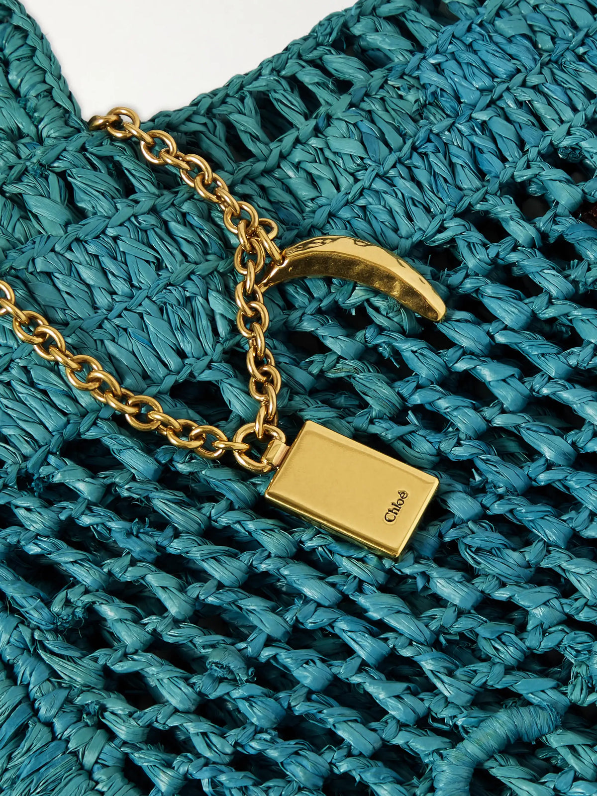 Summer Banana Embellished Raffia Tote