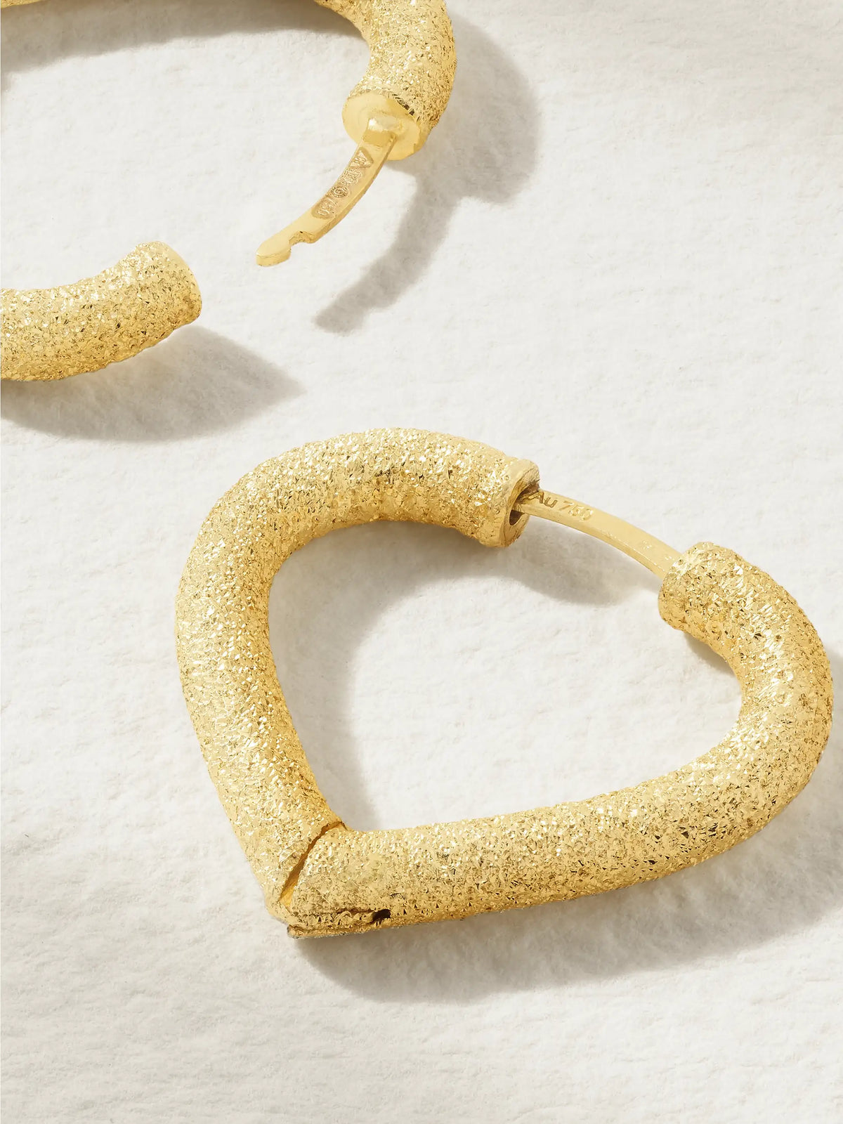 Cuore 18-karat Gold Hoop Earrings