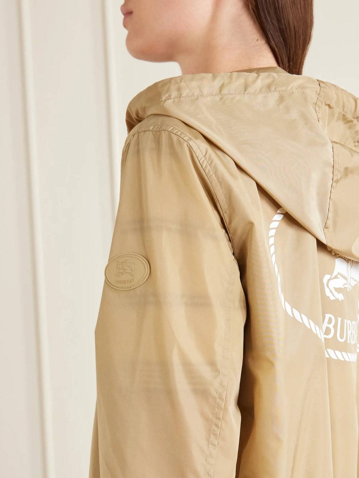 Nelson Hooded Printed Shell Jacket