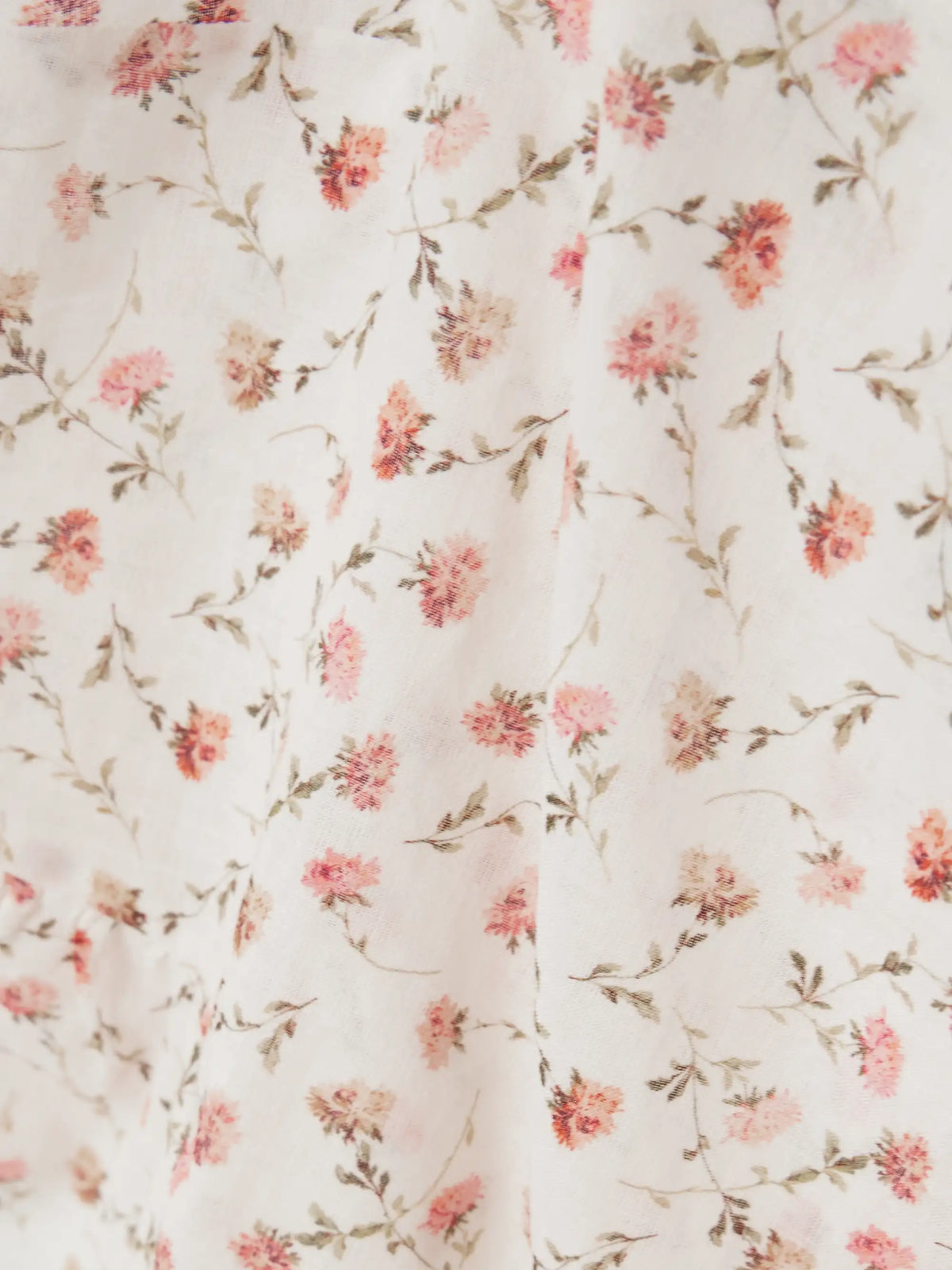 Posse Charlotte Lace-trimmed Floral-print Cotton Top