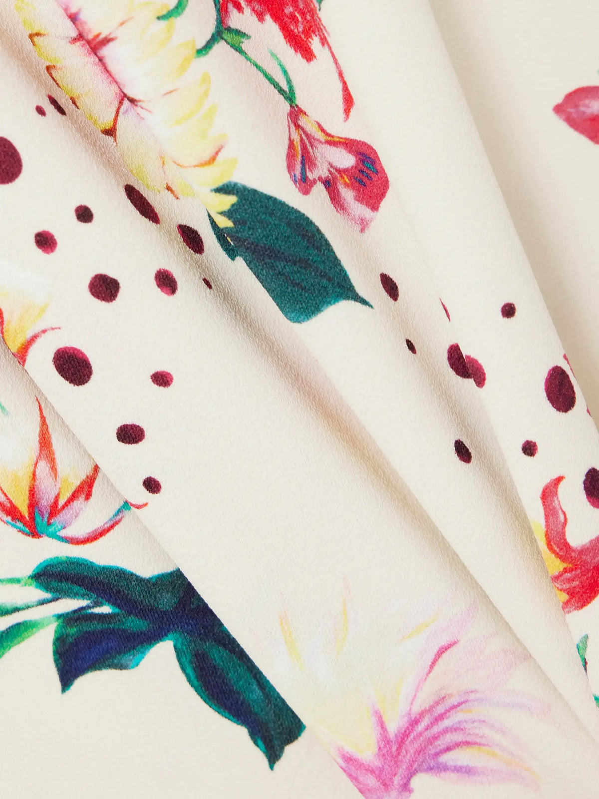 Floral-print Jersey Midi Skirt