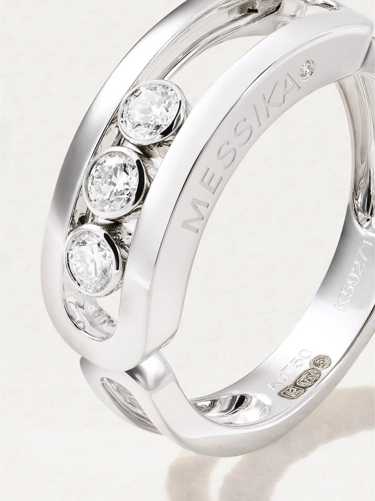Move Classique 18-karat White Gold Diamond Ring