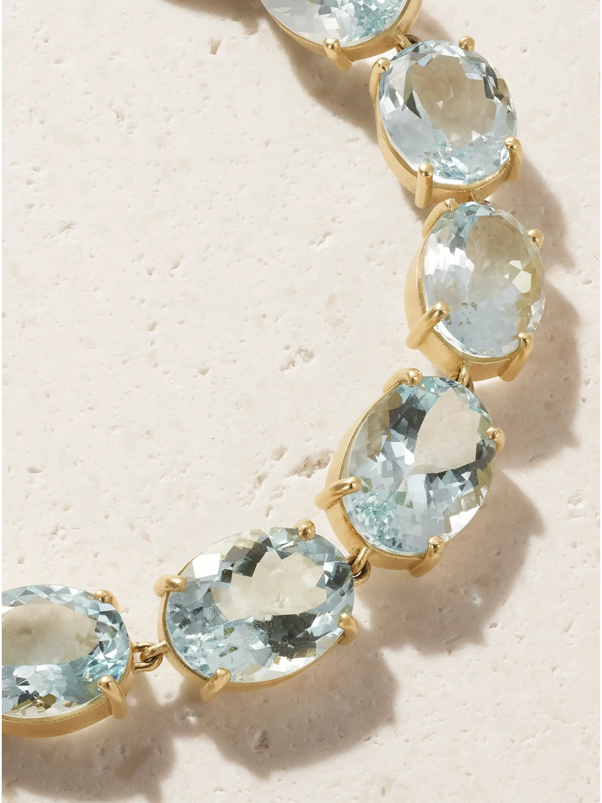 Gemmy Gem 18-karat Gold Aquamarine Bracelet