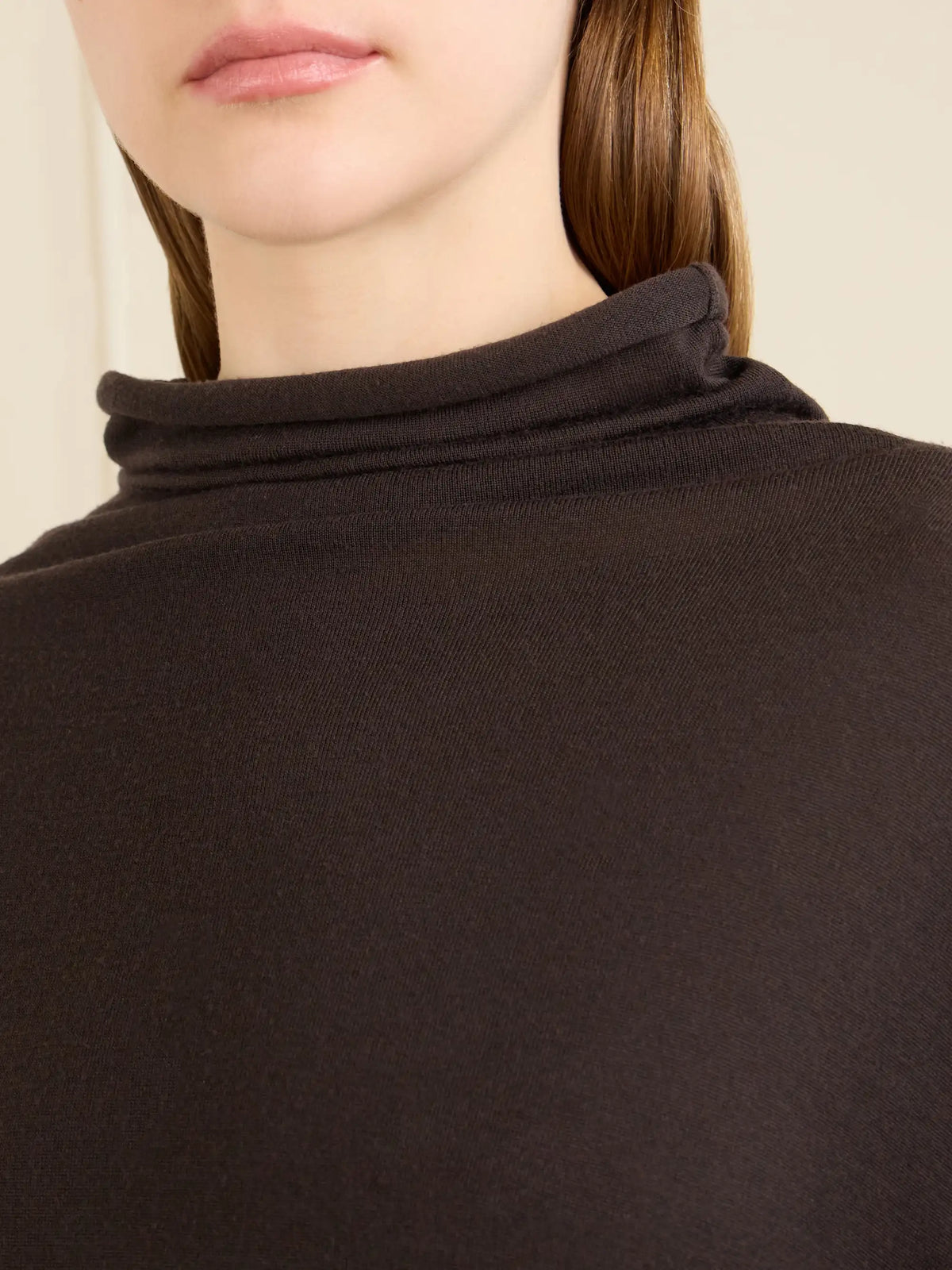 KHAITE Annette Merino Wool Turtleneck Sweater